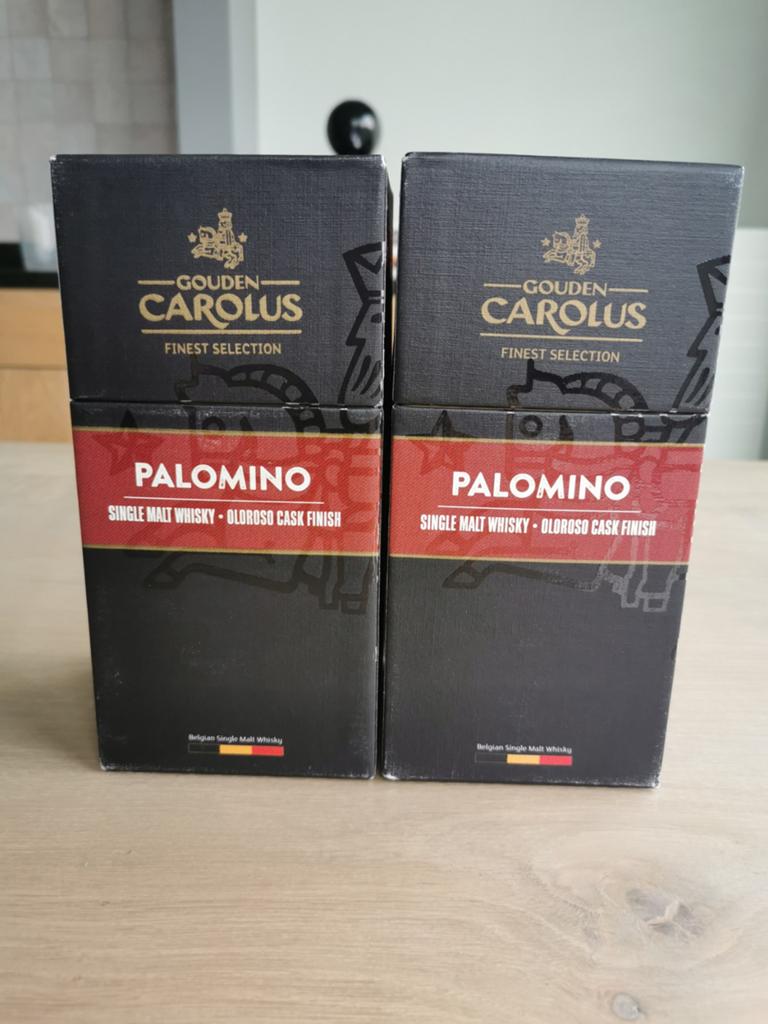 Gouden Carolus whisky Palomino 2 flessen, Verzamelen, Ophalen of Verzenden