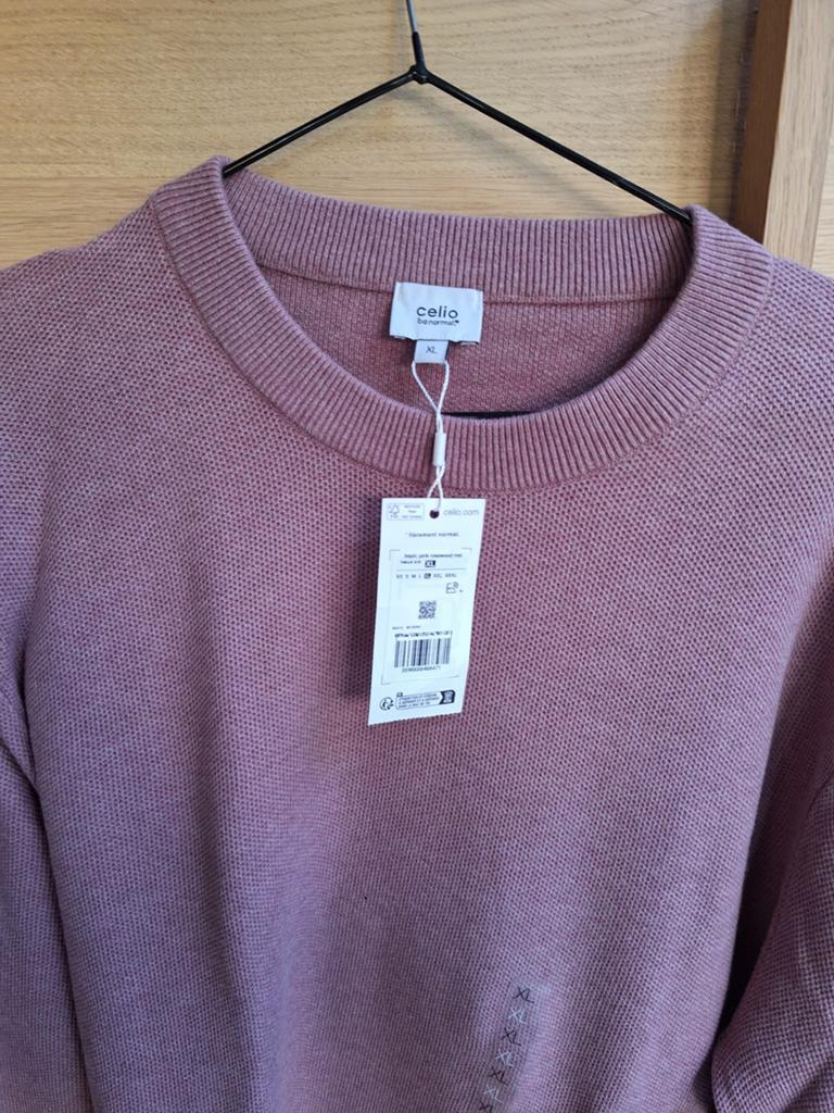 Pull homme vieux rose fines mailles taille XL, Vêtements | Hommes, Pulls & Vestes, Rose
