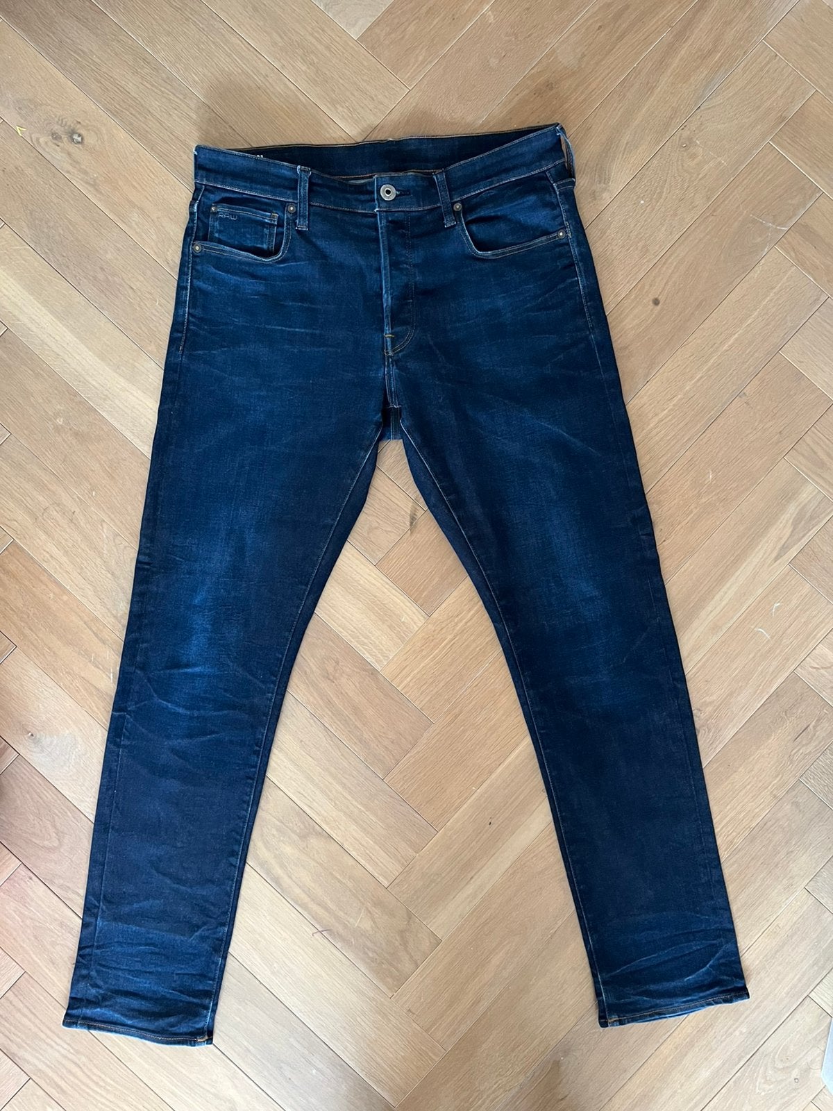 G star RAW 3301 Straight Tapered broek jeans W33 L32 Z.G.A.N, Ophalen of Verzenden, Zo goed als nieuw, W33 - W34 (confectie 48/50)