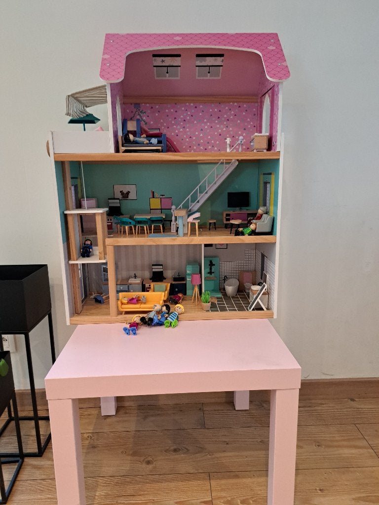Poppenhuis hout, Ophalen, Zo goed als nieuw, Poppenhuis
