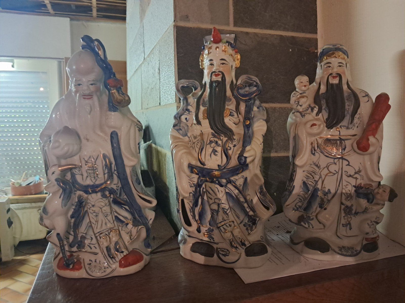 Beeldjes 3X Chinese krijgers., Ophalen