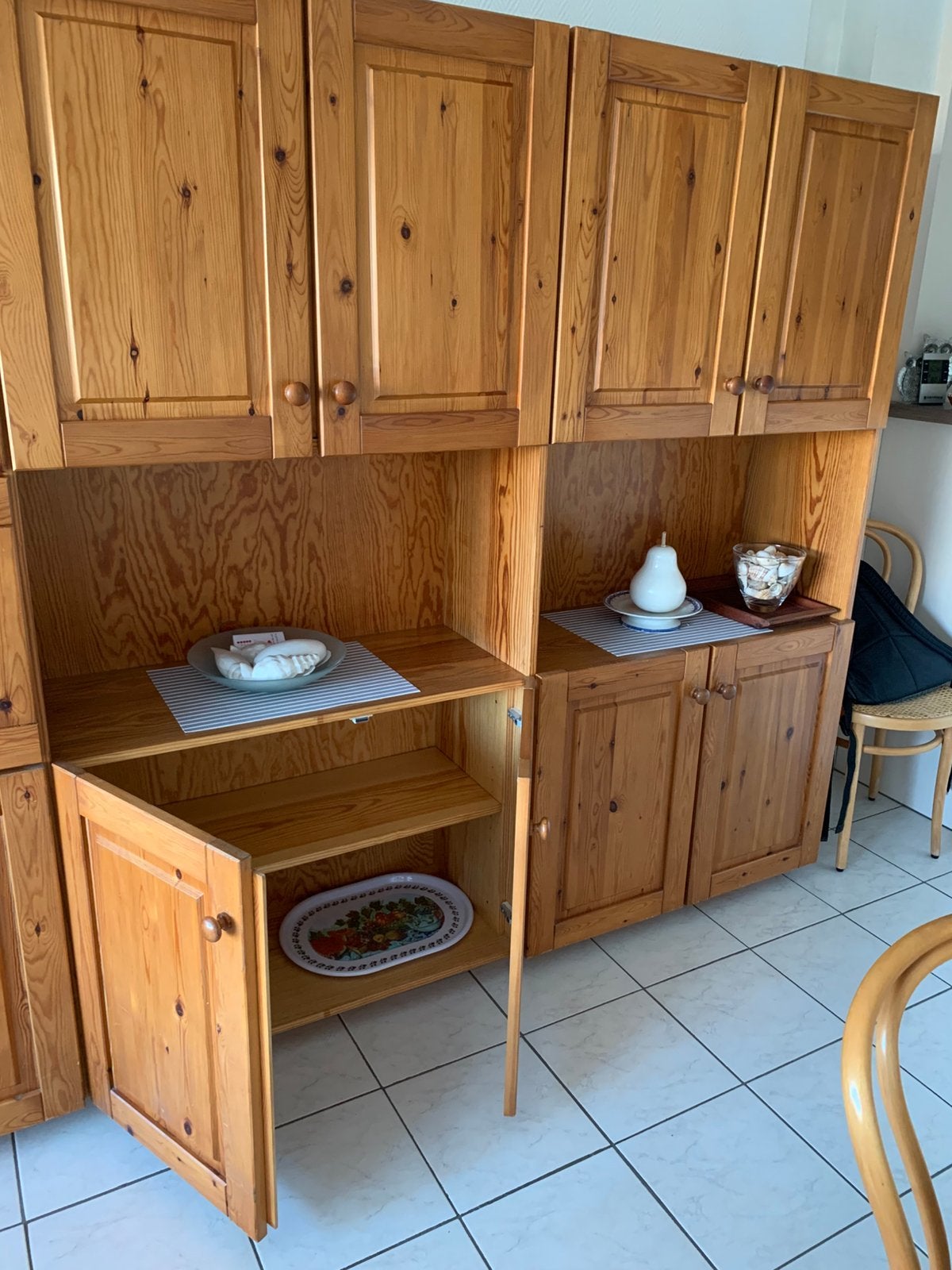 Wandkast grenen gratis, Ophalen, Gebruikt, Met deur(en), Landelijk