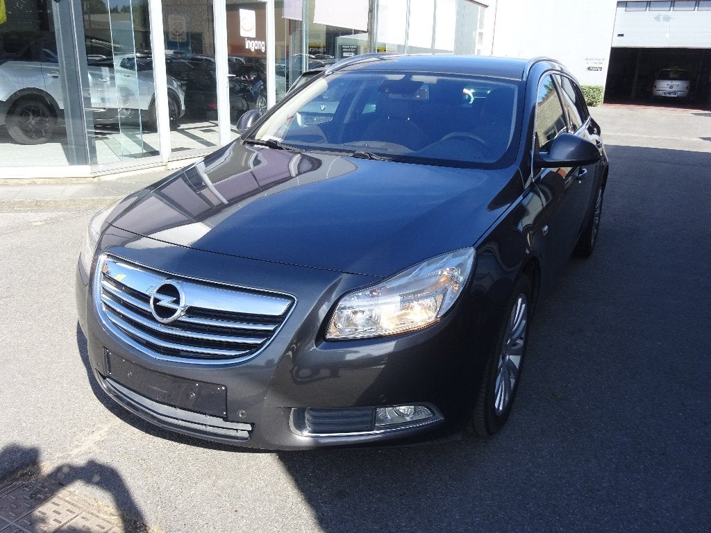 Opel Insignia ST 2.0CDTI - euro 5, Auto's, Zwart, 4 cilinders, Leder en Stof, 5 deurs