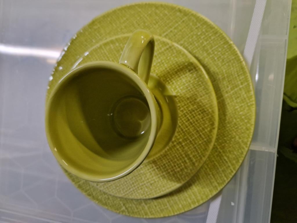 Eet- en koffieservies, Huis en Inrichting, Keuken | Servies, Ophalen, Zo goed als nieuw, Effen, Aardewerk