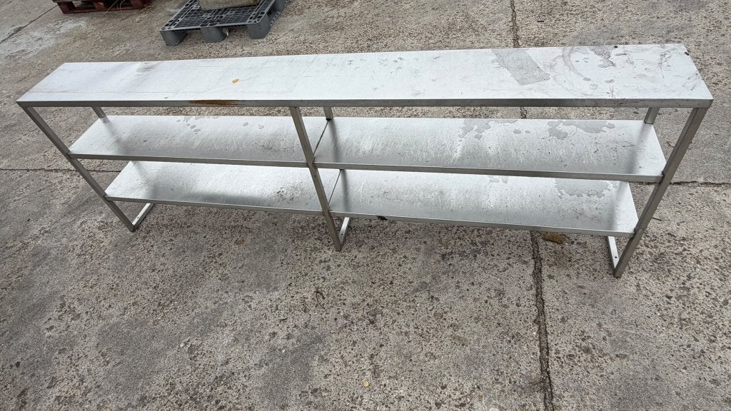 Professionele RVS uitgifteverhoger met drie ruime niveaus, Enlèvement, Utilisé, Mobilier en inox