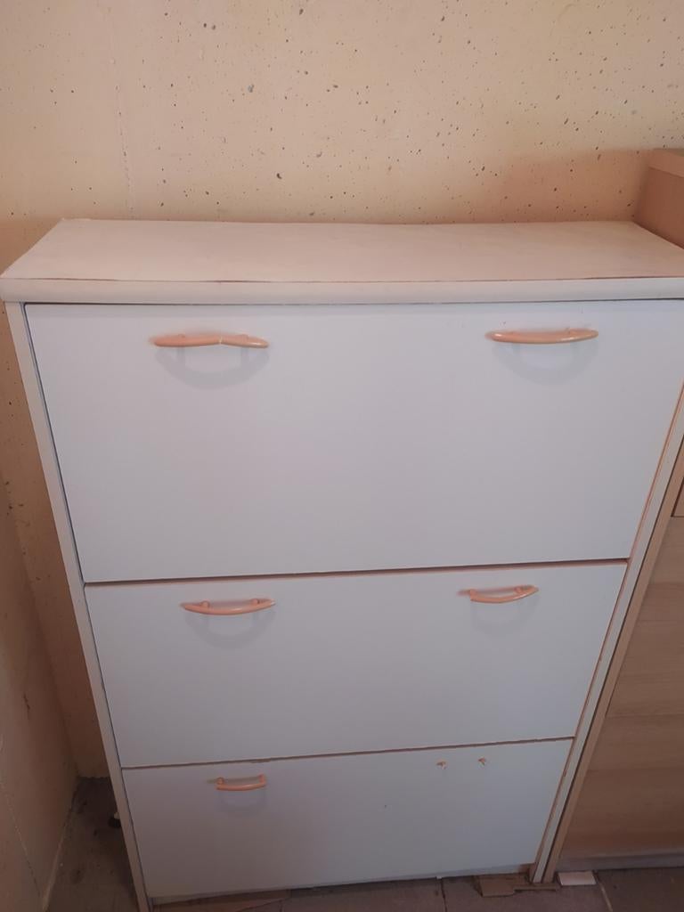 Armoire à chaussures blanche, Maison & Meubles, Enlèvement