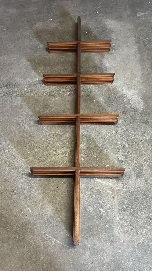 Croisillons porte fenêtres et fenêtres en meranti, Bricolage & Construction, Vitres, Châssis & Fenêtres, Utilisé, Enlèvement
