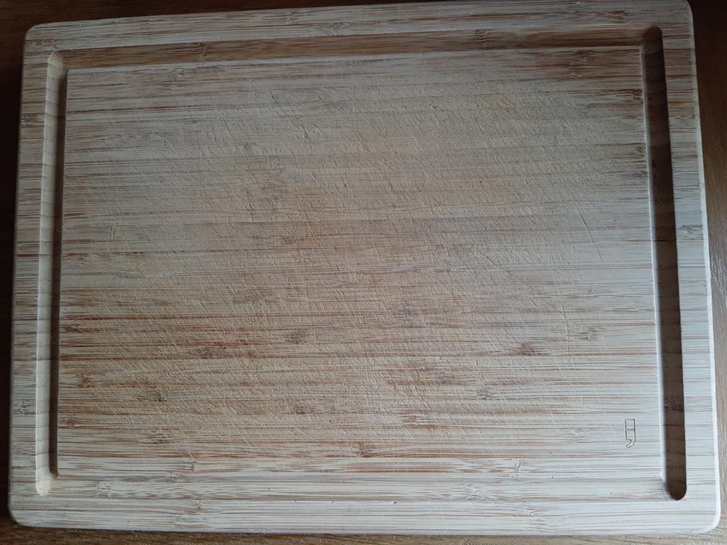 Grote houten snijplank, Ophalen