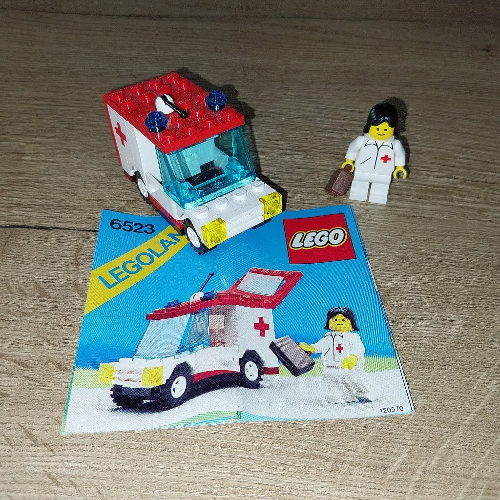 lego ambulances setnummers 6629 en 6523, Ophalen, Gebruikt, Inclusief instructies, Lego
