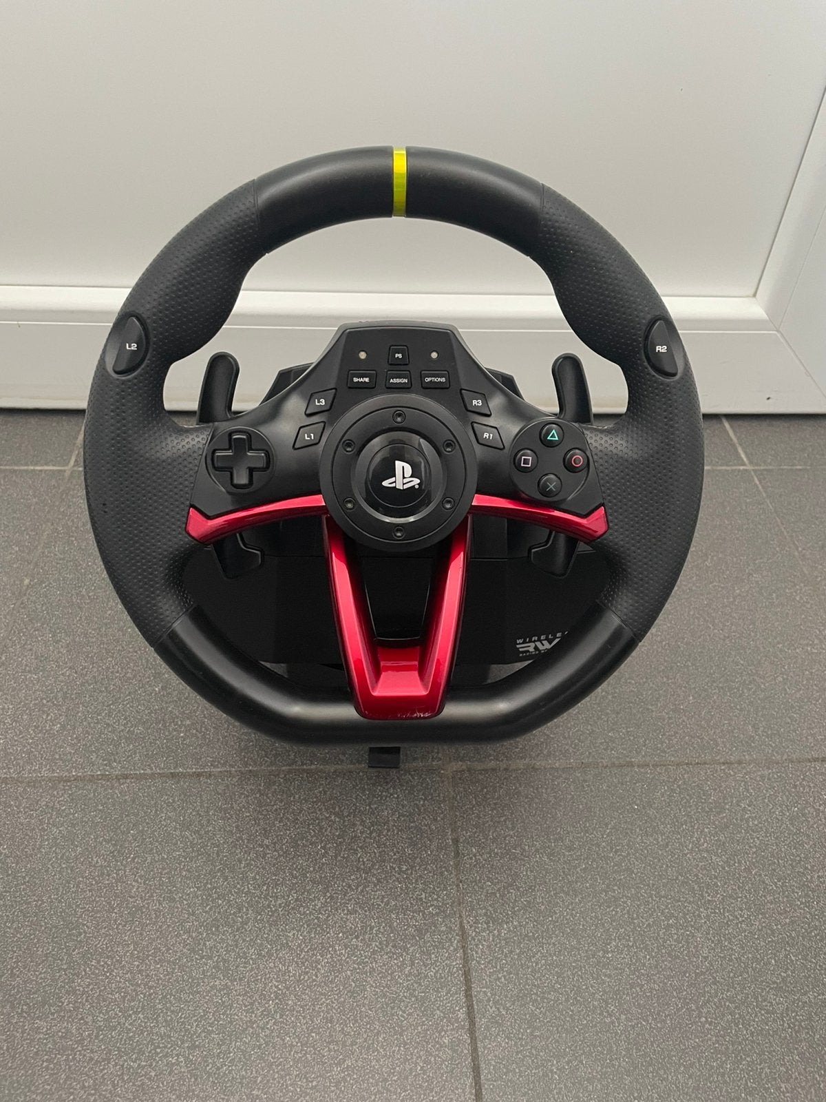 Hori Apex Draadloos racestuur voor PS5 PS4 PC Zwart en rood, Games en Spelcomputers, Ophalen, Zo goed als nieuw, Draadloos