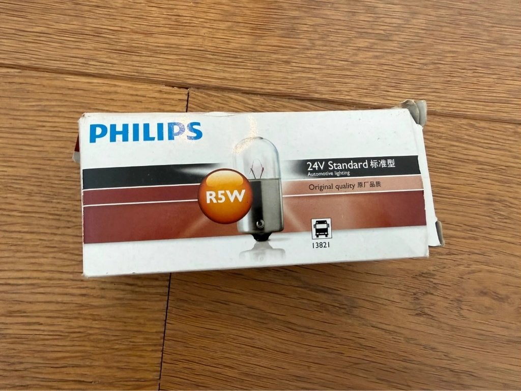 Boîte 10 ampoules Philips R5W 24V 5W BA15s camion neuves, Autos : Pièces & Accessoires, Enlèvement ou Envoi, Neuf
