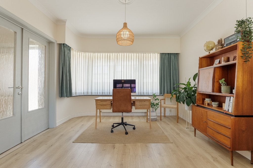 5 sets overgordijnen in dikke, blauwgroene stof, Huis en Inrichting, Ophalen, Gebruikt, Kwantum, Blauw