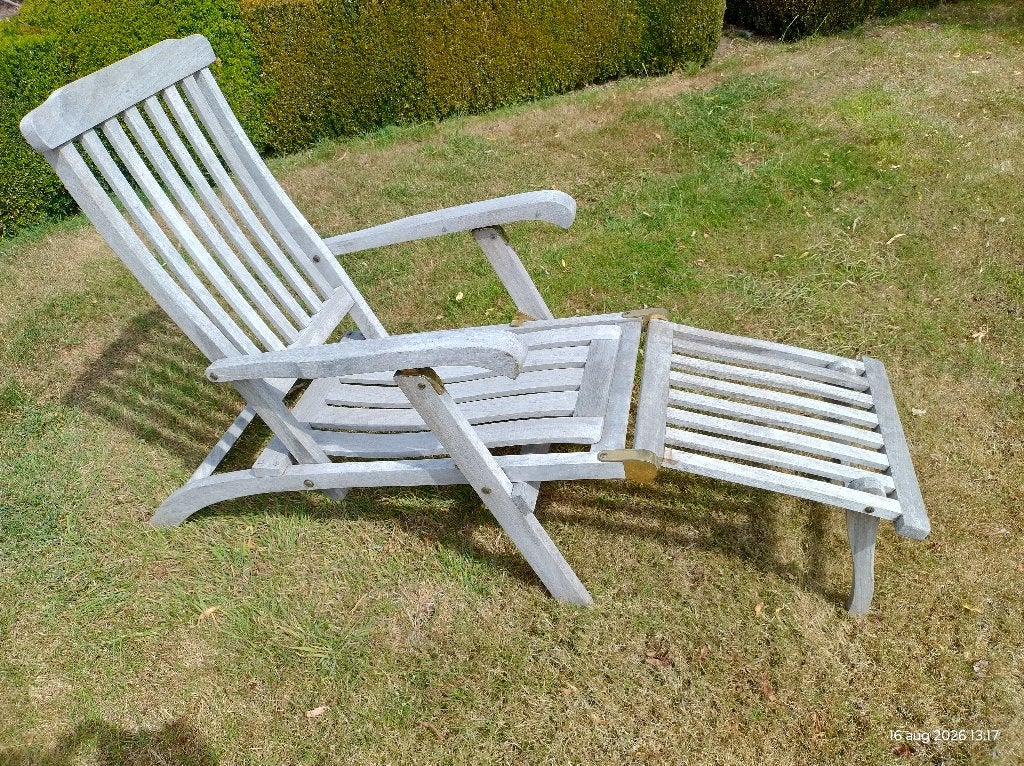 LOUNGE CHAIR, Ophalen, Zo goed als nieuw, Teakhout, Loungeset