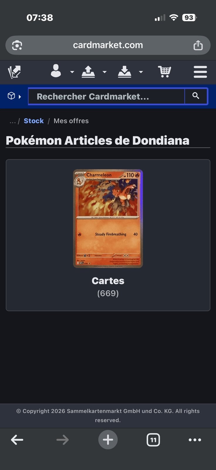 Colletion carte pokemon, Enlèvement ou Envoi, Comme neuf