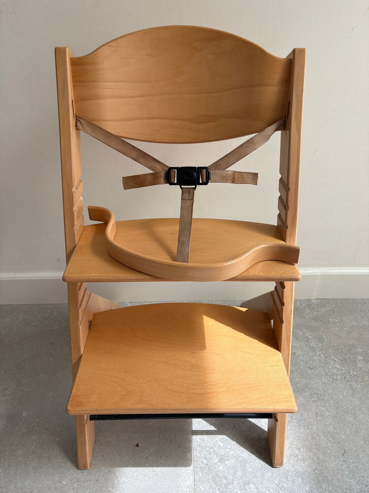 Treppy meegroeistoel naturel, Kinderen en Baby's, Kinderstoelen, Ophalen, Gebruikt, Meegroeistoel