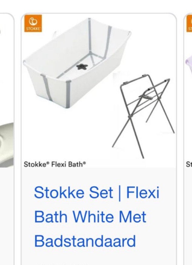 Stokke bad + staander + ligger, Enlèvement, Comme neuf, Baignoire
