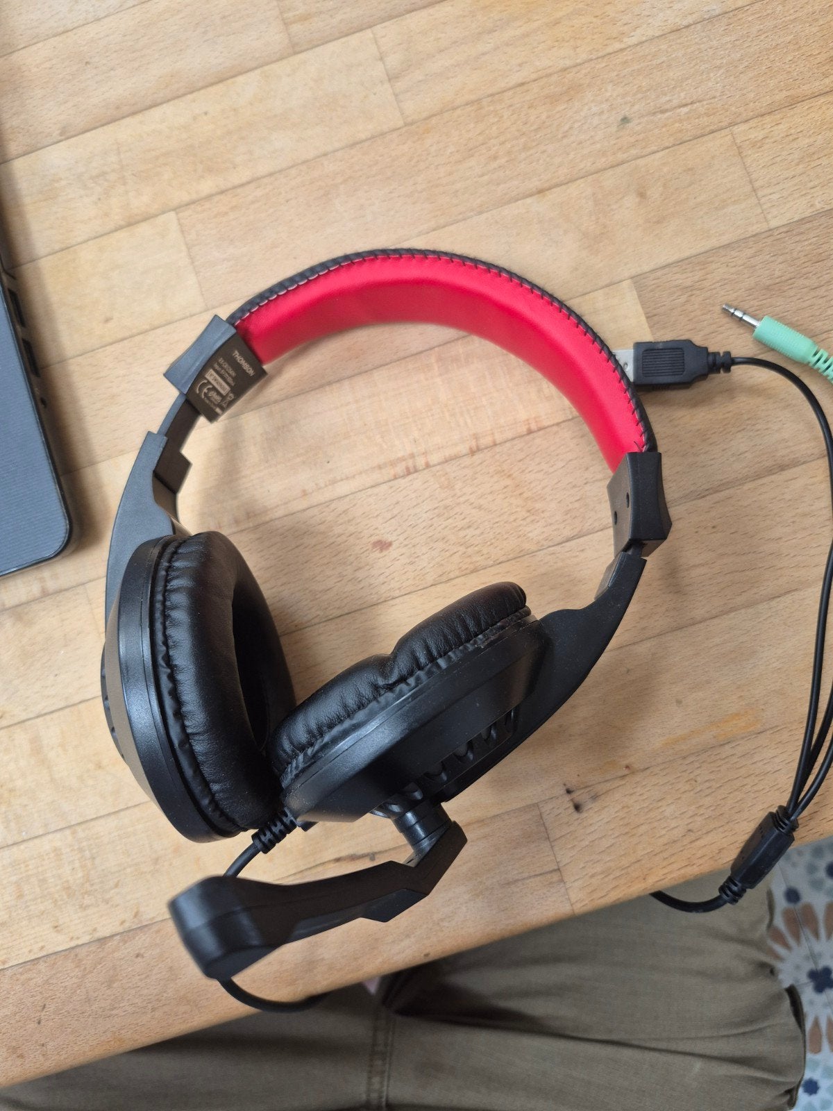 Casque micro Thomson Très bon état, Informatique & Logiciels, Enlèvement ou Envoi, Filaire