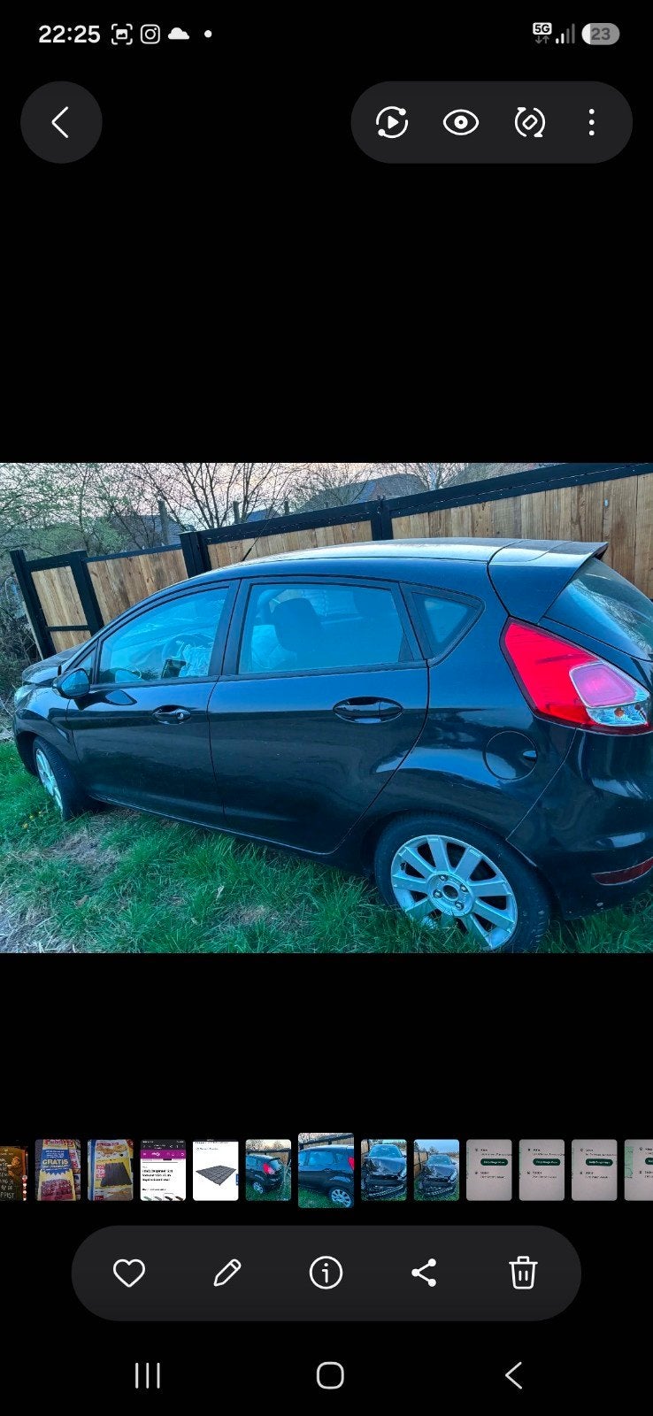 ongevalwagen ford fiesta 2013, Auto's, Particulier, Te koop