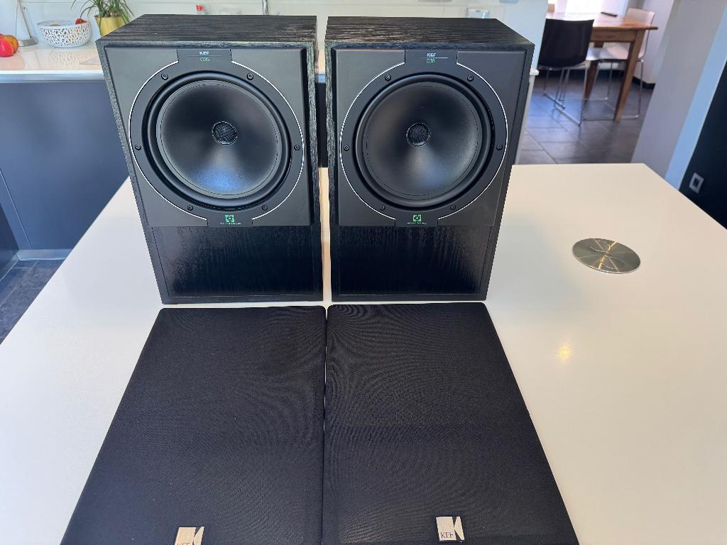 KEF C35 Biblio-luidsprekers, Audio, Tv en Foto, Luidsprekerboxen, Zo goed als nieuw, 120 watt of meer, Front, Rear of Stereo speakers