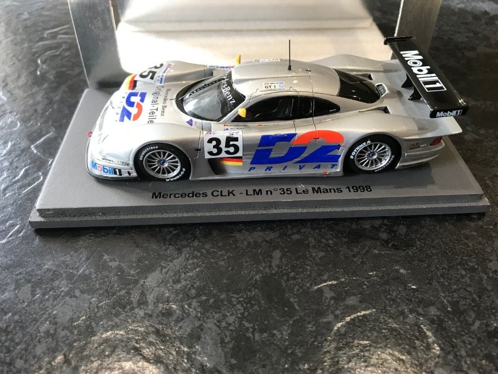 Mercedes CLK LM 1/43 Le Mans 1998, Hobby en Vrije tijd, Ophalen of Verzenden, Nieuw, Auto, Overige merken