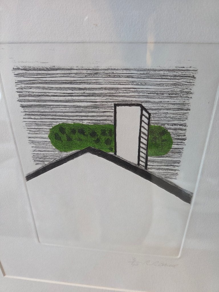 Roger Raveel ets, Antiek en Kunst, Kunst | Etsen en Gravures, Ophalen of Verzenden, Ets