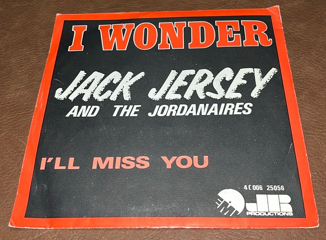 Jack Jersey And The Jordanaires ‎– I Wonder - 7” vinyl singl, Enlèvement ou Envoi, Utilisé