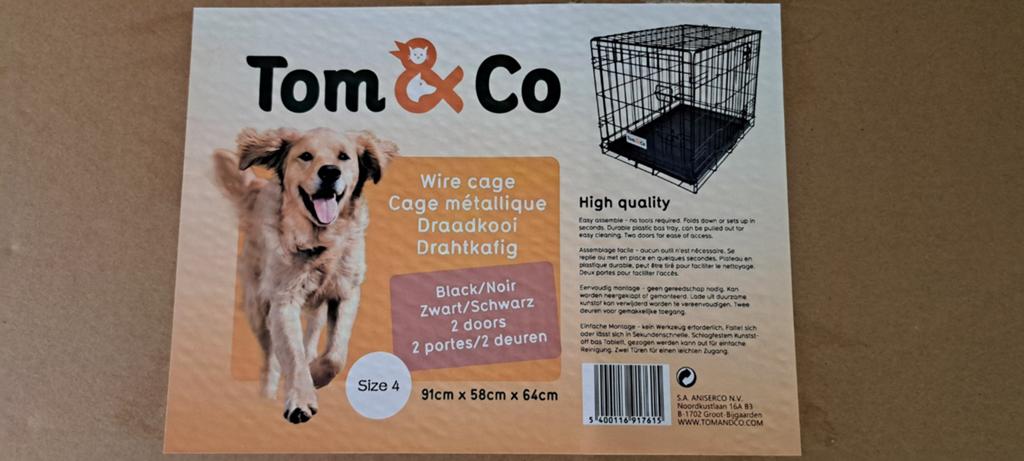 Cage métallique pour chien et chat., Enlèvement