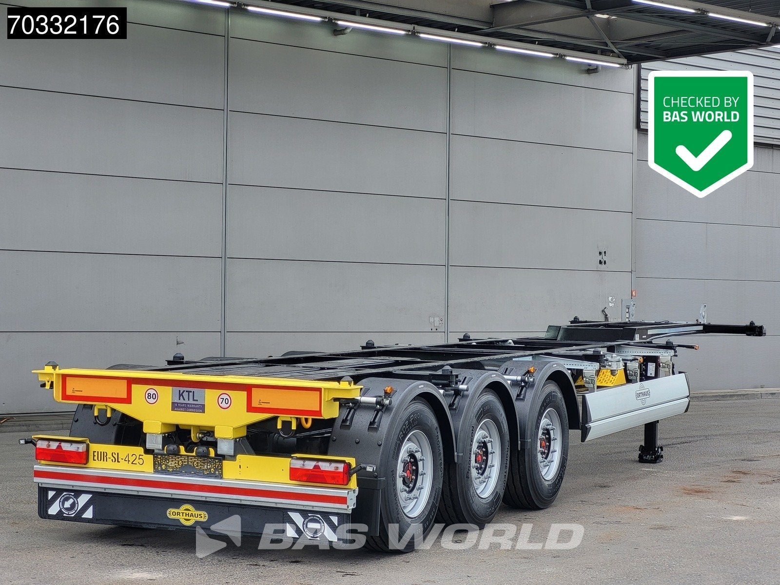 Orthaus TR 3 essieux Mutli'45 Lift Axle Extendable SAF, Autos, Camions, Achat, Entreprise, Autres carburants, Remorques et Semi-remorques
