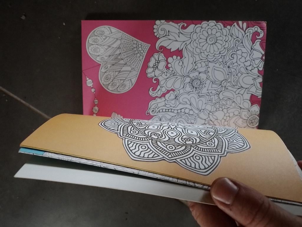 Kleurboek volwassenen meditatie mindfulness, Ophalen, Nieuw