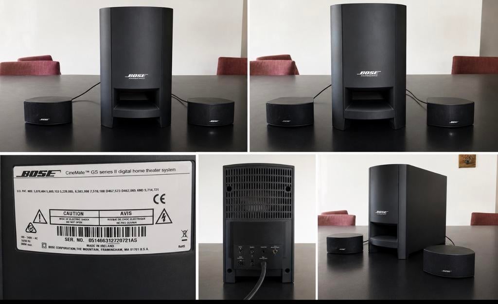 Bose CineMate GS Series II Home cinema caisson Acoustimass, Enlèvement, Comme neuf