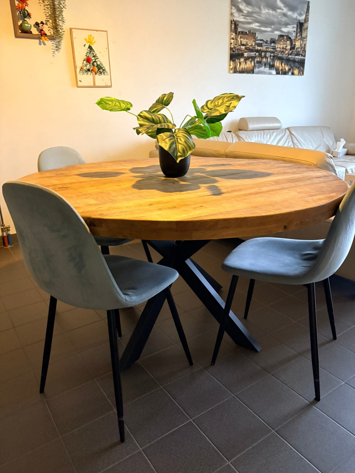 Eettafel zonder stoelen!, Ophalen, Zo goed als nieuw