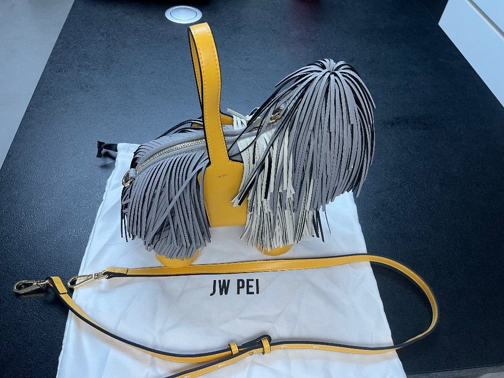 Jw pei handtas, Handtassen en Accessoires, Ophalen of Verzenden, Zo goed als nieuw, Geel, Handtas