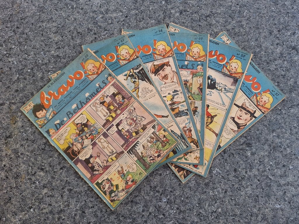 Rob-Vel Toto Bravo - 6 nummers 1947, Ophalen of Verzenden, Gelezen, Sport en Vrije tijd
