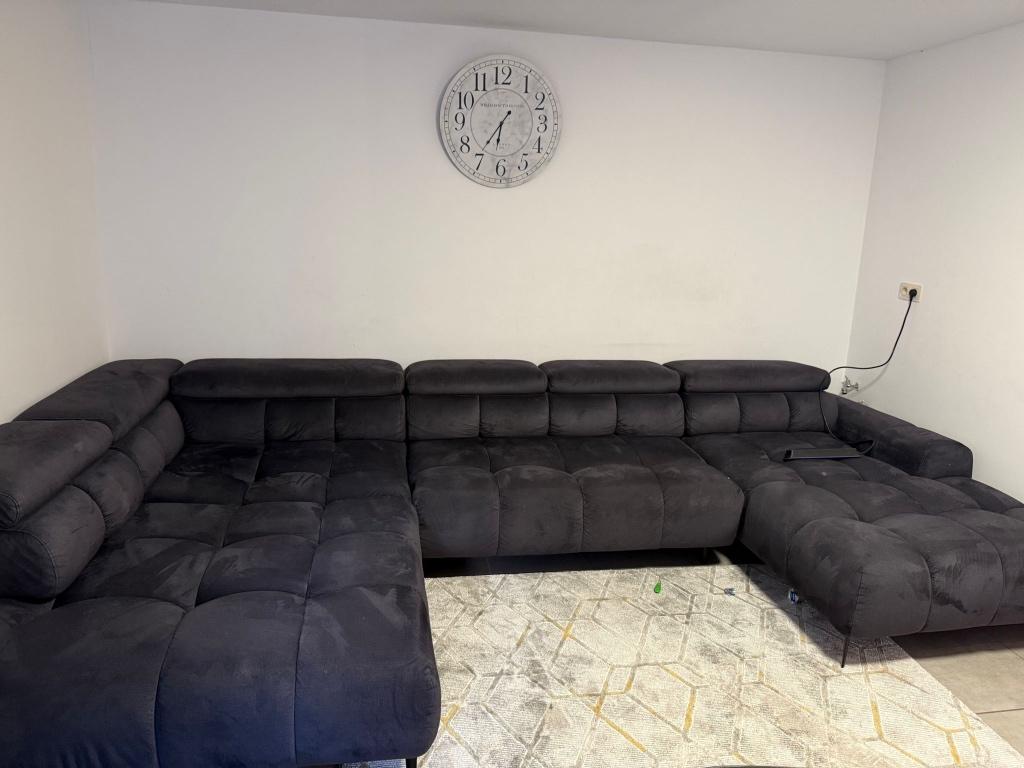 Salon zetel U form, Ophalen, Zo goed als nieuw, Stof