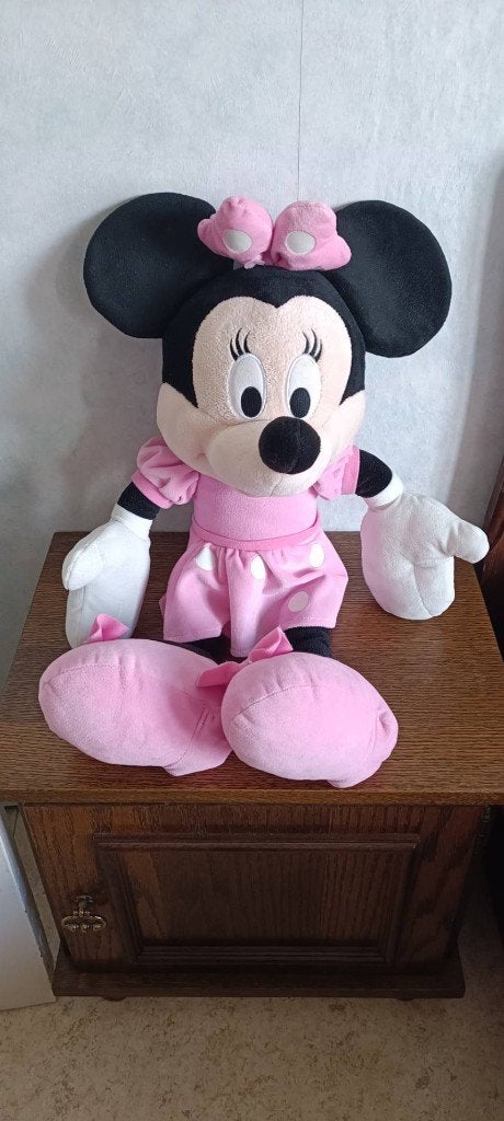 Minnie 60 cm, Collections, Enlèvement, Mickey Mouse, Comme neuf, Peluche