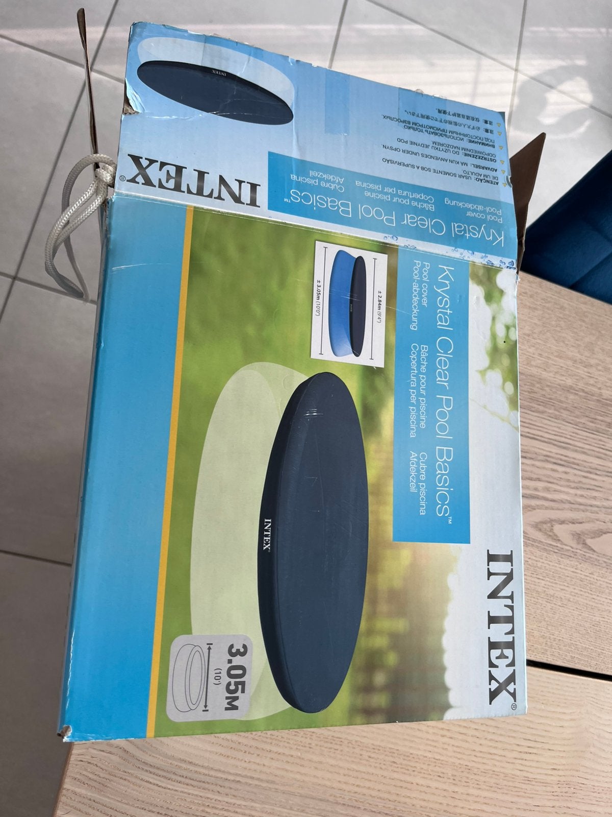 Intex zeil zwembad easy set 3.05 m, Ophalen, Zo goed als nieuw