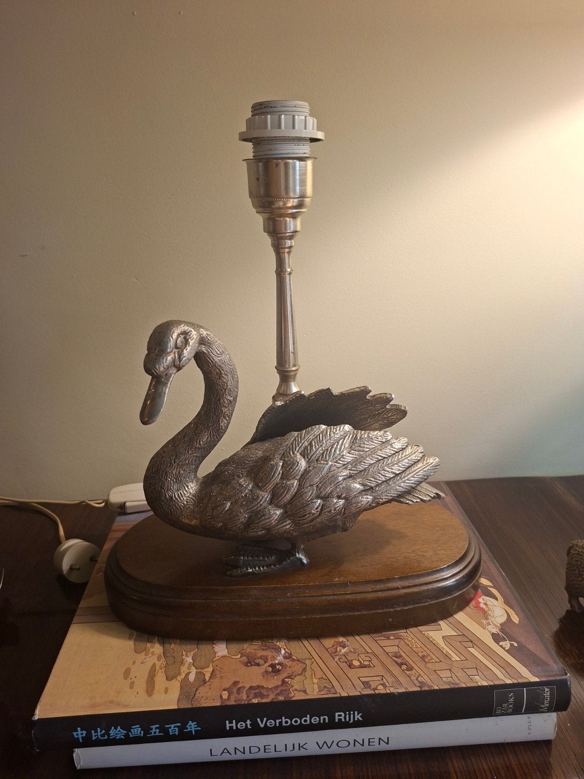 Messing eendenlamp, Ophalen, Vintage