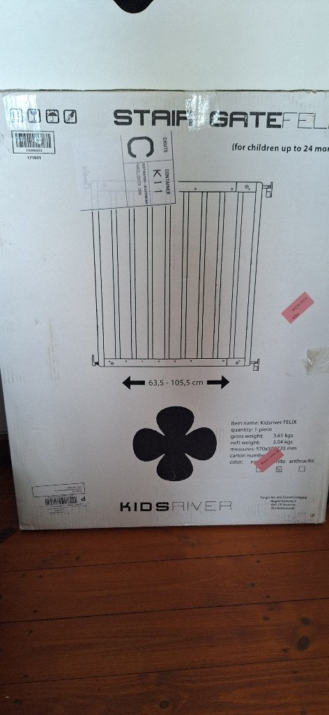 Traphekje, Kinderen en Baby's, Traphekjes, Ophalen, 100 tot 115 cm, Klemhekje, Nieuw