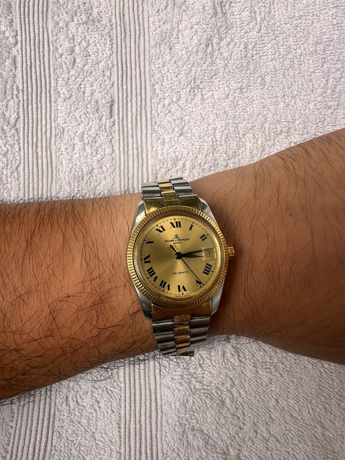 Baume&mercier Baumatic 1187, Montre-bracelet, Autres marques, Acier, Enlèvement