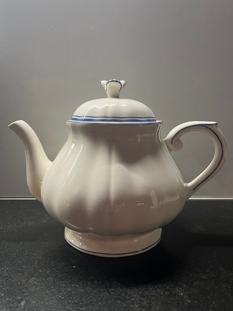 Gien Fayencerie Filets Blues Theepot 1,25 l, Antiek en Kunst, Verzenden