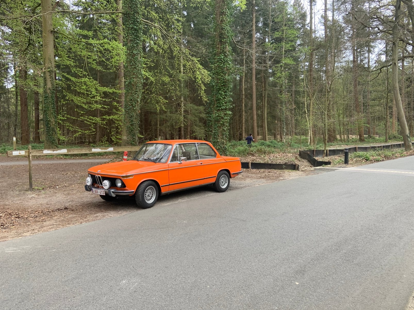 BMW 2002 bj 1974 Classic Car Aut. 2L TC 2030 Oranje, Auto's, Beige, Leder, Berline, Particulier