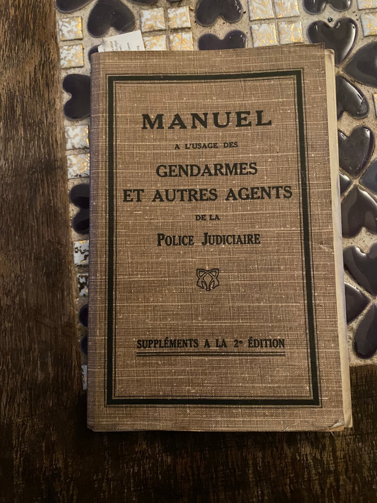 1924 Manuel officiel Gendarmerie et police judiciaire, Enlèvement ou Envoi, Gendarmerie