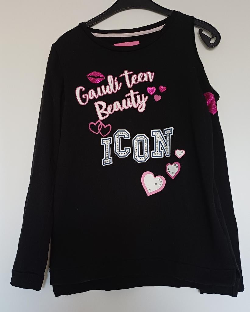 zwarte trui gaudi teen beauty, Gebruikt, Trui of Vest, Gaudi teen, Verzenden