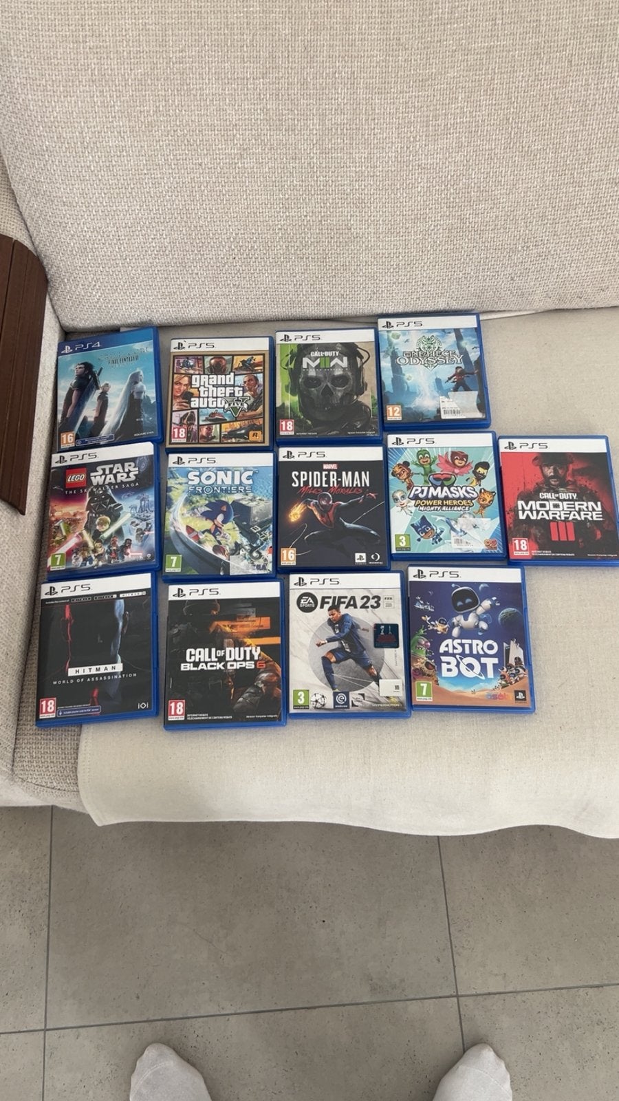 Jeux playstation 5, Games en Spelcomputers, Ophalen of Verzenden, Zo goed als nieuw, Playstation 5