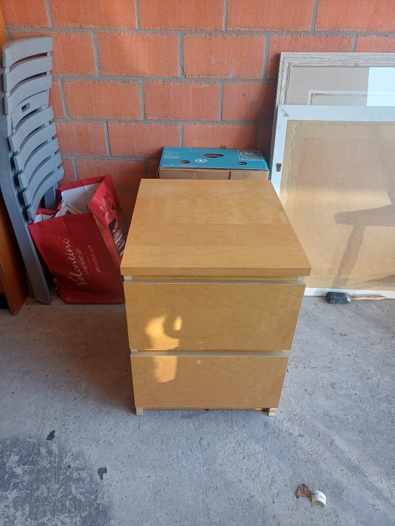 nachtkastje Ikea, Enlèvement, Utilisé, Moins de 45 cm, 55 à 70 cm