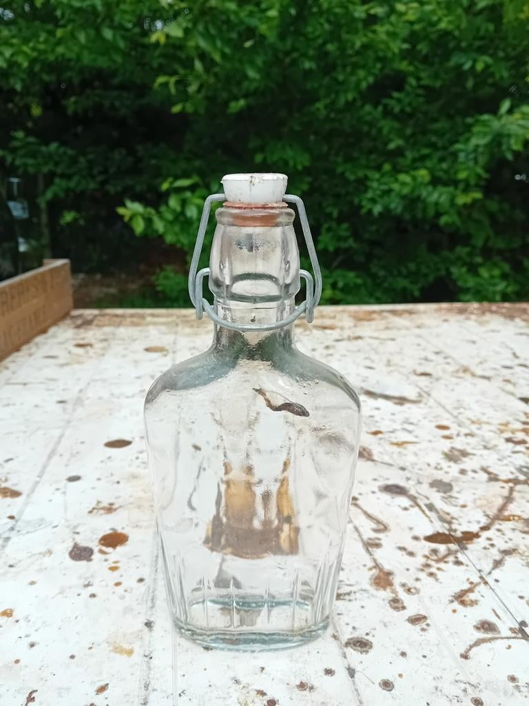 Oude vintage beugelfles, Verzamelen, Biermerken, Ophalen of Verzenden