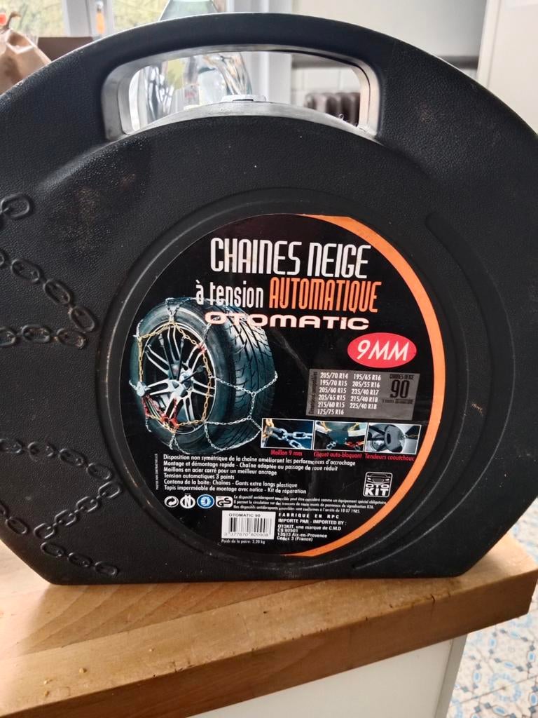 Chaines à neige (servi une fois)