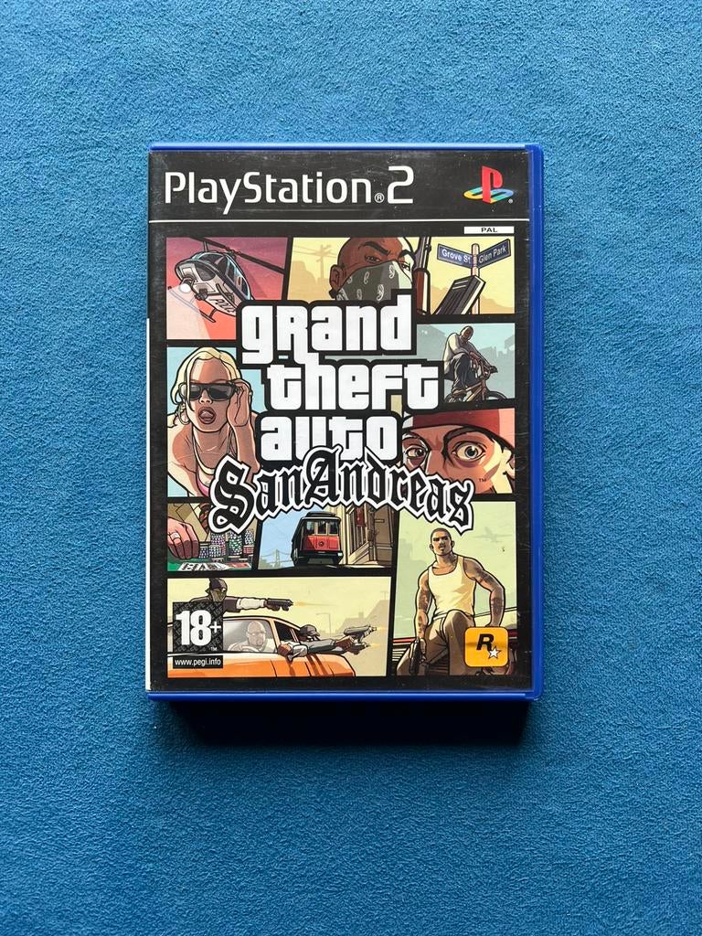 PS2-GTA:SA- Cib, Consoles de jeu & Jeux vidéo, Enlèvement, Utilisé