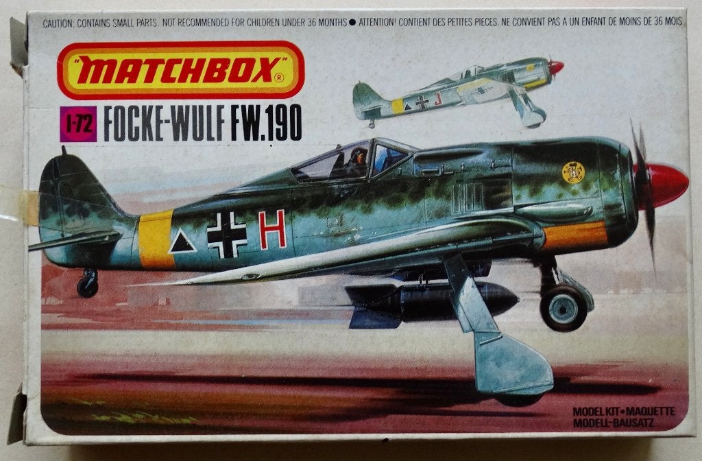 MATCHBOX 1/72 - B - FOCKE-WULF FW.190, Hobby & Loisirs créatifs, Modélisme | Avions & Hélicoptères, Neuf, Autres marques, Enlèvement ou Envoi