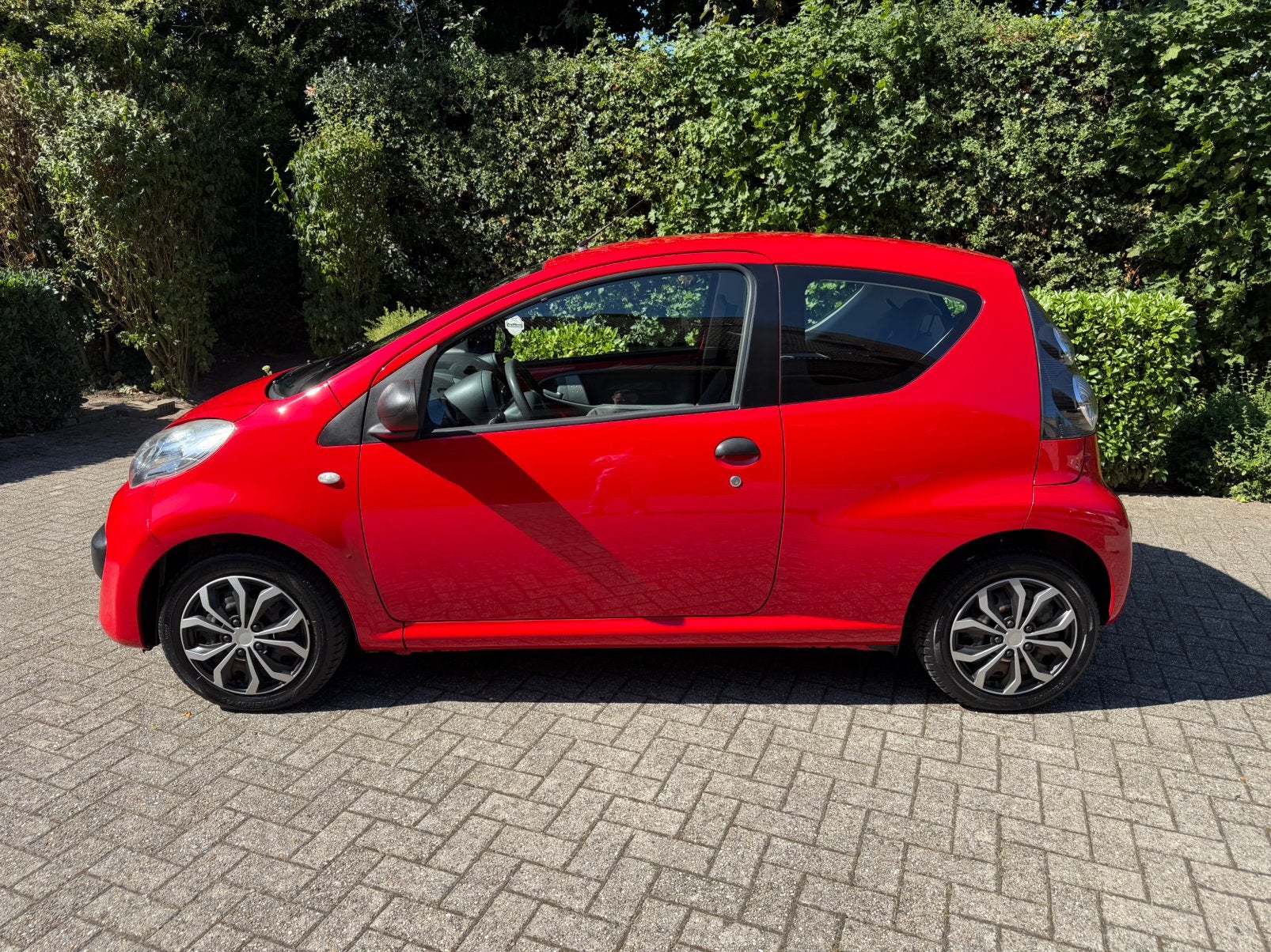 Citroen C1 (=Aygo!) 1.0 benz 2/2009 *50.432km* 1j garantie, Rouge, Essai à domicile, Achat, Entreprise